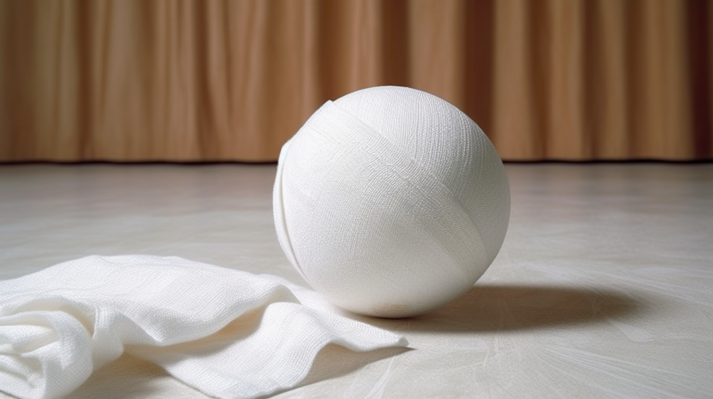 flour sack cloth dryer ball