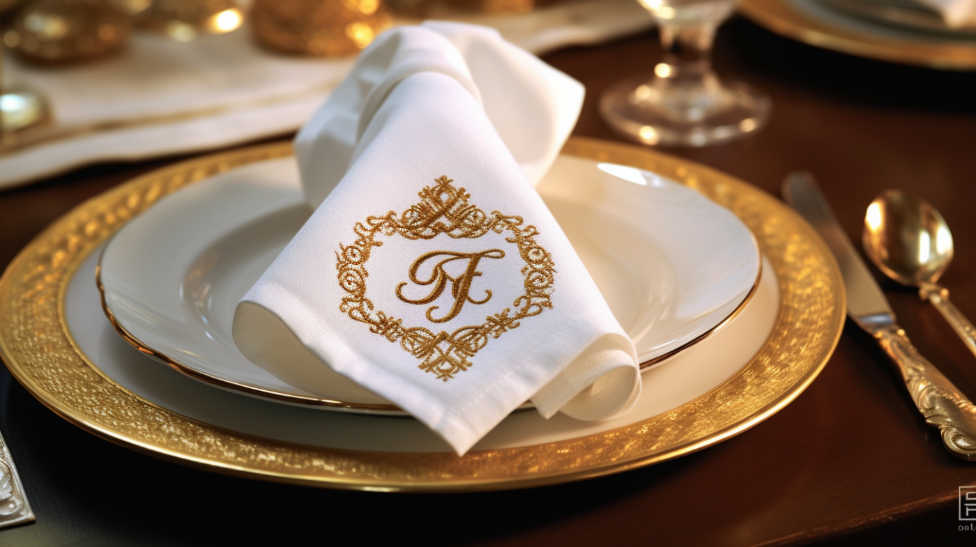 personalized napkins for wedding